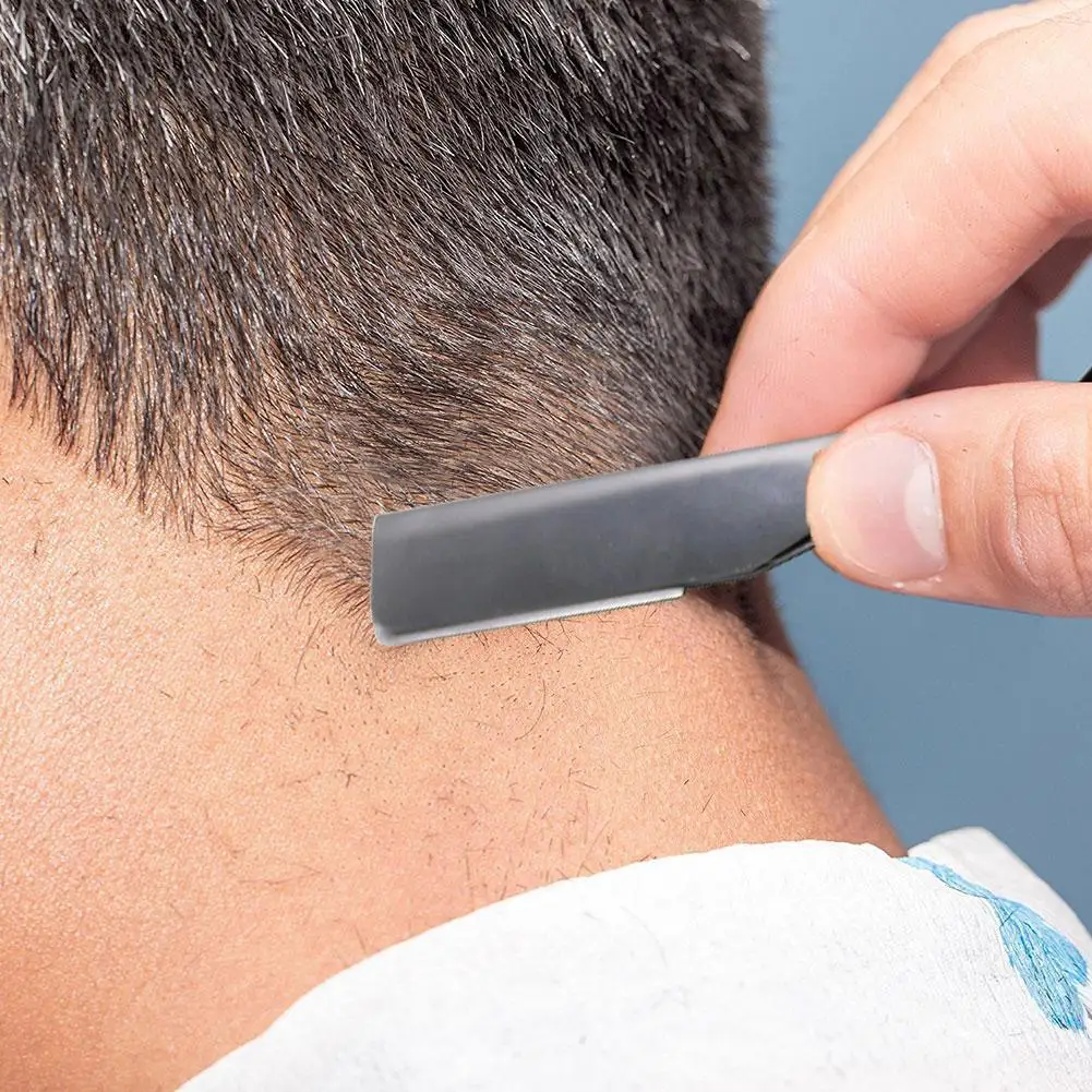 

Hairdressing Special Knife Holder Stainless Steel Double-sided Telescopic Razor Holder Tool Hairdressing X6E5