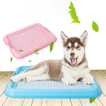 

Pet Dog Mesh Dog Toilet Pee Pad Tray Cat Mat Pet Potty Toilet Puppy Pee Training Clean Toilet for dogs Resin Pet Puuy Pad