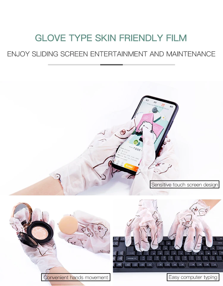 JOMTAM hot selling organic skincare private label film moisturizing hand mask