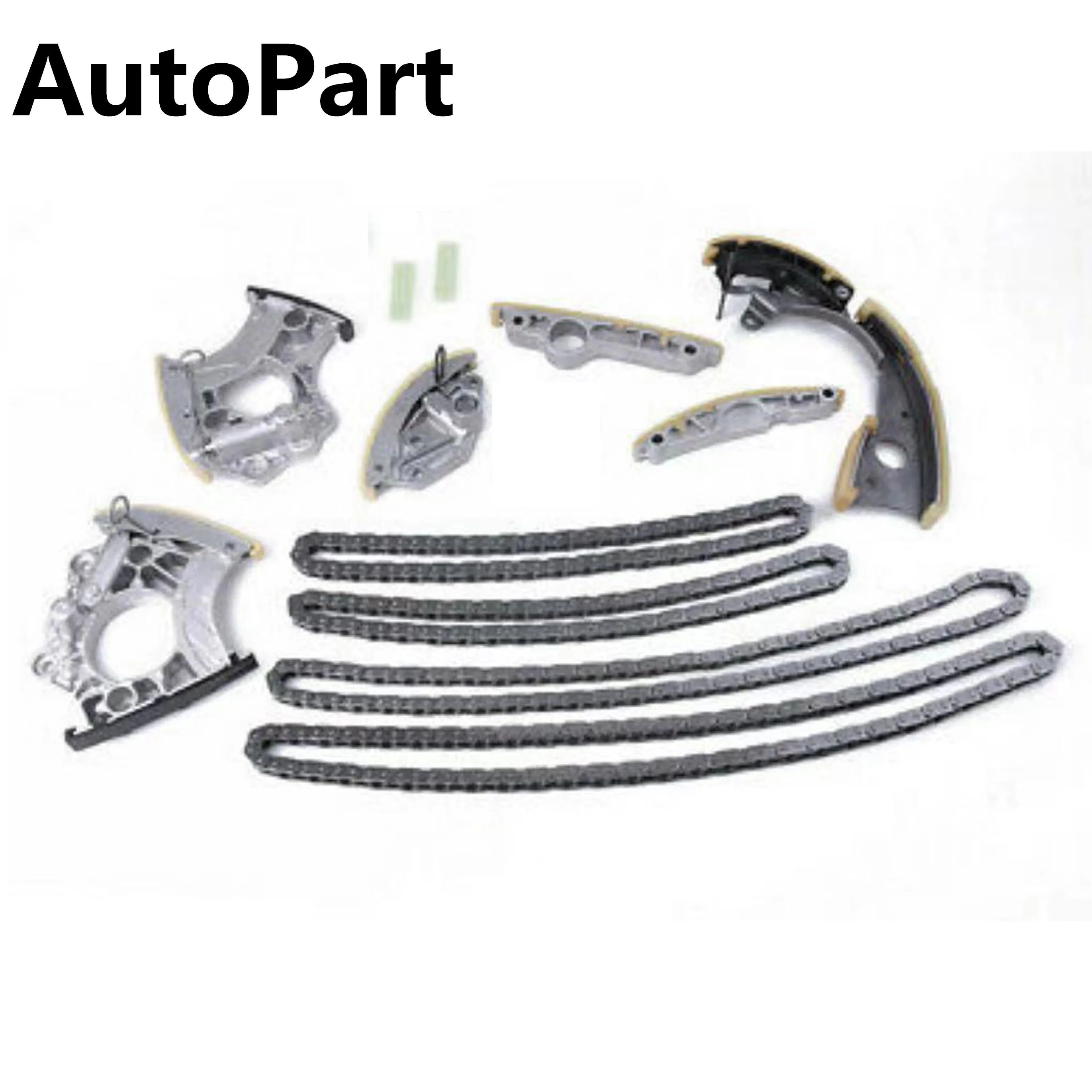 

12PCS Engine Timing Chain Tensioner Guide Rail Kit Acces For Audi A4 A5 A6 A7 A8 Q5 Q7 VW Touareg 3.0T 06E109465AS 06E 109 507 D