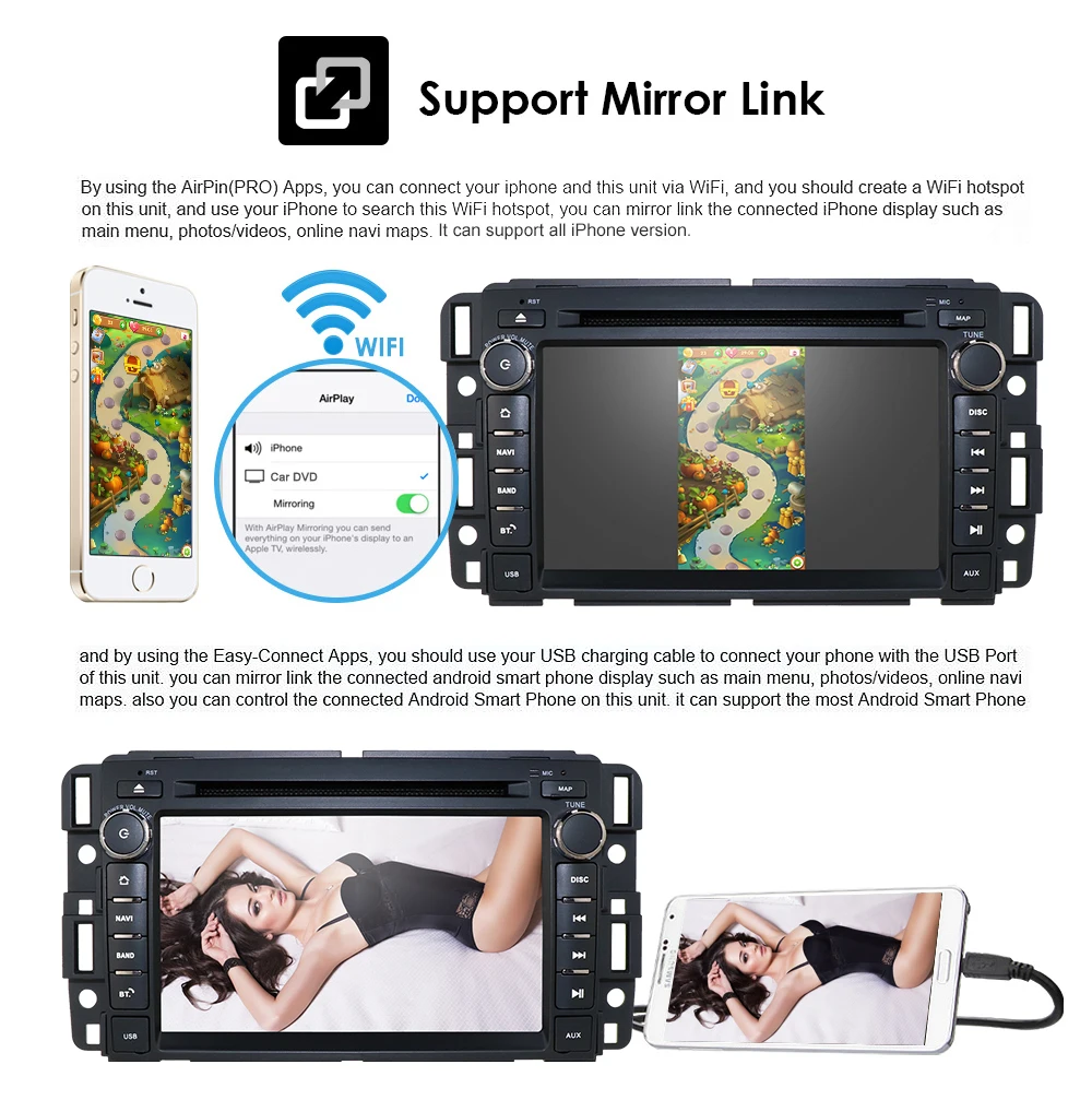 Clearance 7"PX5 4G+64G Head Unit Android Car Radio Stereo Audio GPS Navigation For Chevrolet Traverse Tahoe Suburban GMC Multimedia player 5