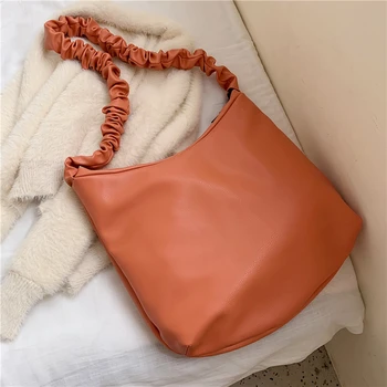 

Casual Solid Color PU Leather Crossbody Bags for Women 2020 Luxury Handbags Women Bags Designer Lady Large Capacity Shoulder Bag
