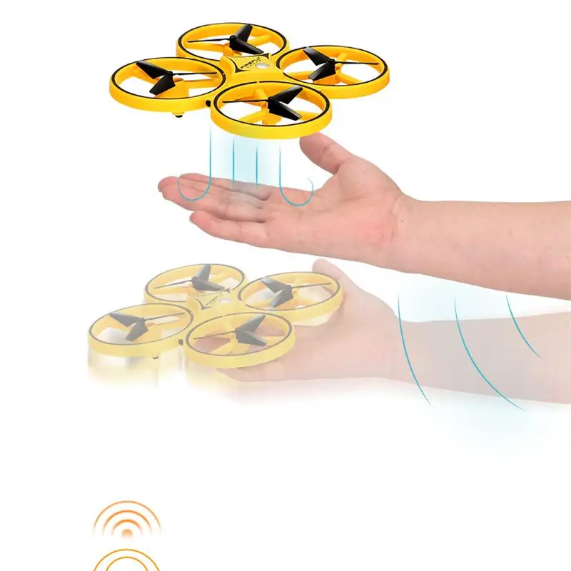 

SMRC Mini Quadcopter Induction Drone Smart Watch Remote Sensing Gesture Aircraft Interaction Remote Control RC Airplanes