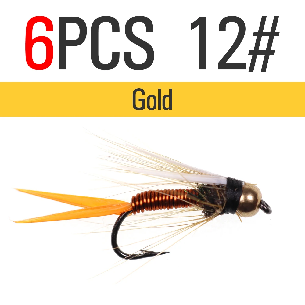 5 Nymphes Stonefly – Leurres De Pêche à La Mouche Pour Truite Et Perche