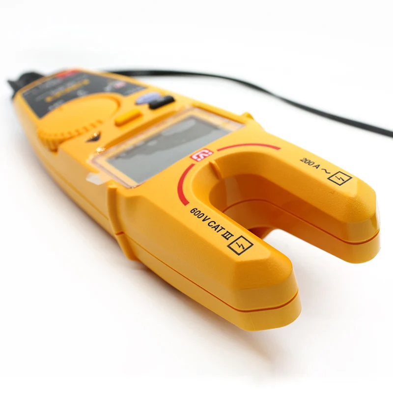 Принцип Fluke T6-600 Бесконтактный Клещи для измерения напряжения тока цифровой измеритель напряжения тестер непрерывности тока