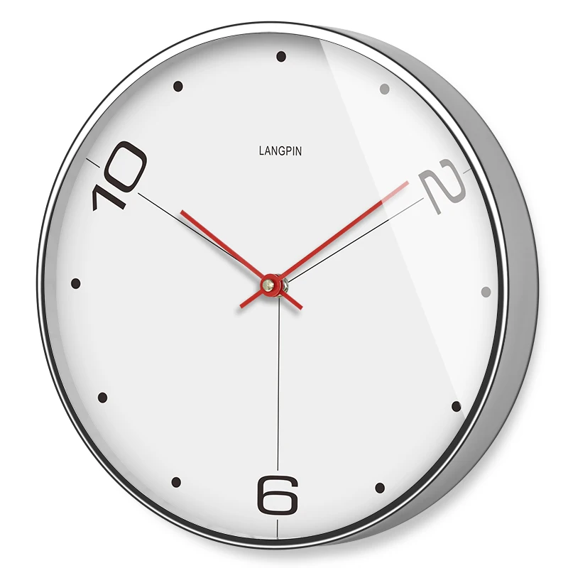 

Modern White Wall Clock Silent American Simple Living Room Bedroom Office Clocks Wall Home Decor Horloge Murale Gift Ideas FZ188