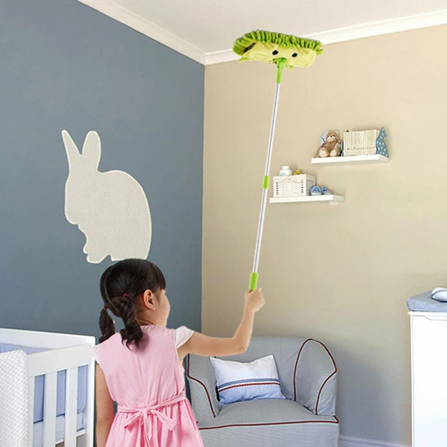 2021 NEW Arrival Children's Simulation Broom Mop and Dustpan Set Kindergarten Toys Baby Mini Play House Sweeping Cleaning Toy 3