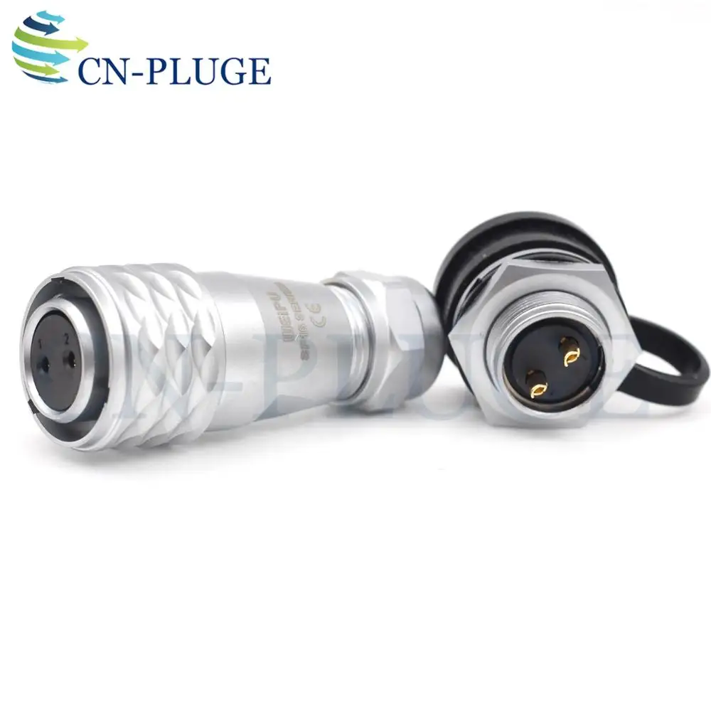 Waterproof 2-pin Aviation Connector WEIPU SF16 Series Male Socket Female Plug IP67 | Обустройство дома