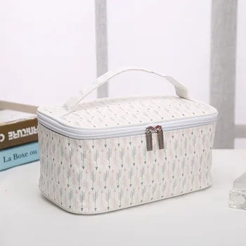 

Women's Cosmetic Bag Makeup Bag Case Toiletry Storage Organizer Toiletry Bag Running Nylon Floral Zipper New Travel Toiletry Bag