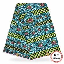 Анкара африканская ткань 12 ярдов Хлопок Нигерия стиль шитье Африканский Воск Печать Ткань Гана для свадебная одежда платье 91810