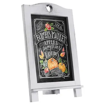

Chalkboard Signs Magnetic Rustic Magnetic Tabletop Chalk Board Blackboard Memo Board Wedding, Kitchen Home Decor 38x25cm