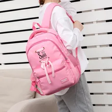 Школьная сумка для подростков в Корейском стиле, простой хипстерский водонепроницаемый студенческий рюкзак для старшеклассников
