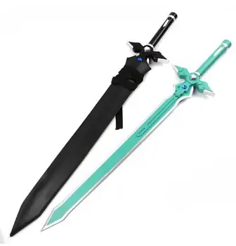 

SAO Alicization Kirito Elucidator Lambent light Anime Cosplay Accessories Wood