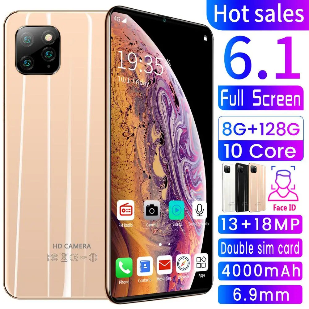 Global Version I11Pro 6.1 Inch Smartphone 8GB RAM