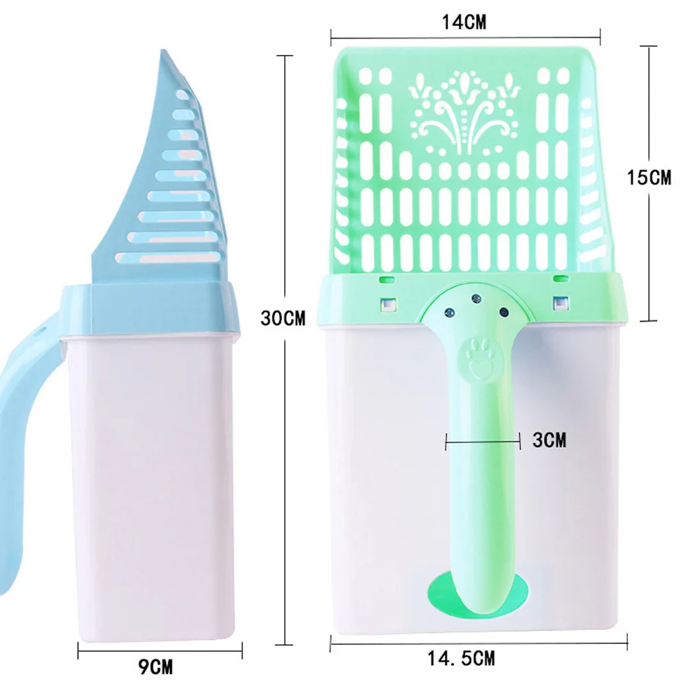 Многофункциональная лопата для кошачьего туалета с мешком для мусора, инструмент для уборки домашних животных, инструмент для просеивания кошачьего песка, продукт для уборки совков, товары для домашних животных