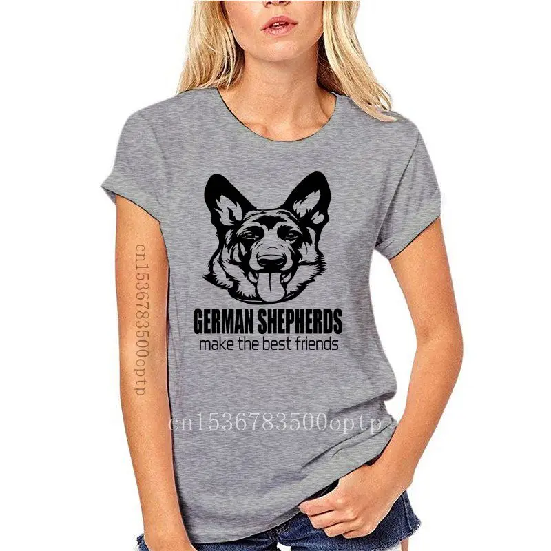 German Shepherd T-shirts Funny Novelty Pet Owner Alsatian Dog Slogan Joke Gifts 