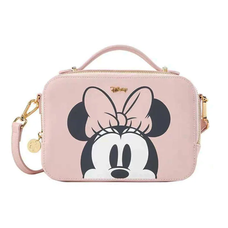 Disney Mickey Mouse Lady Camera Bag Cartoon Cute PU Leather