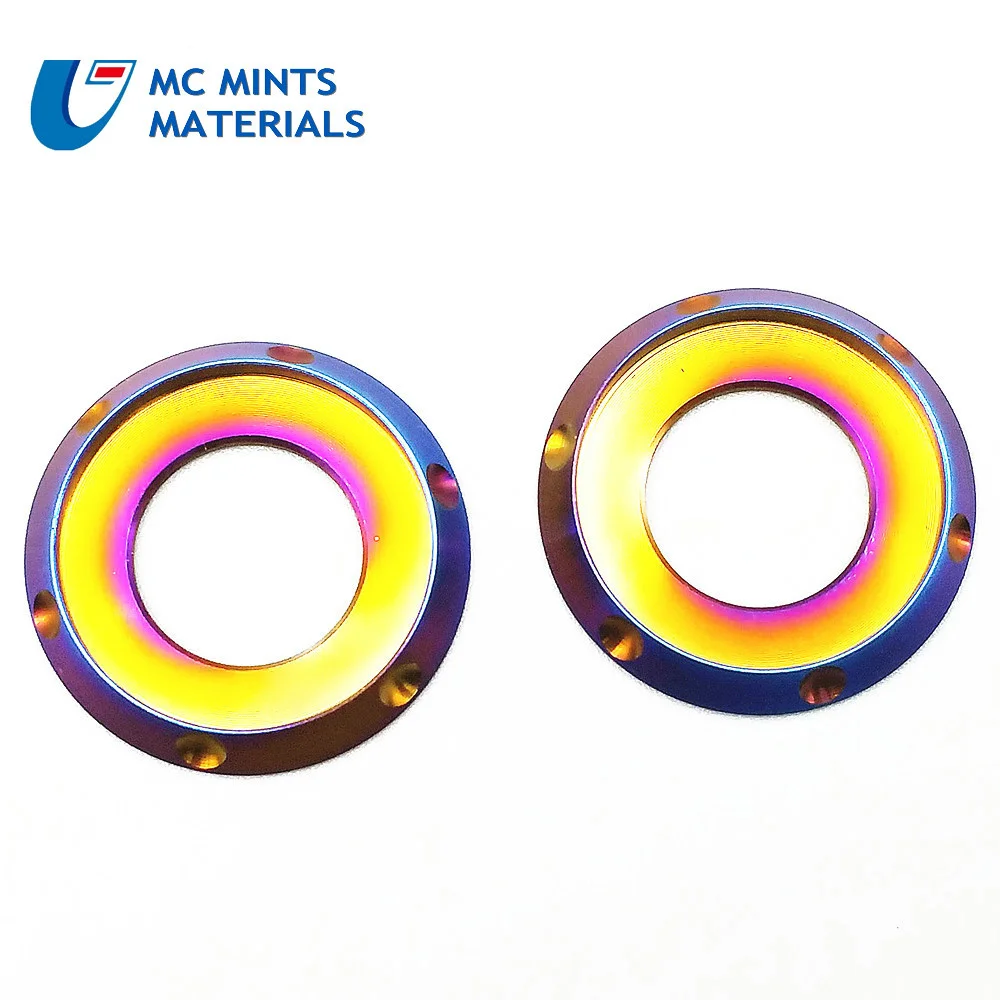 Titanium washer M10 Gasket Blue color  (4)