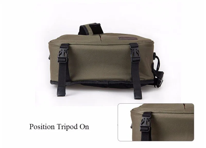 DSLR камера видео слинг через плечо холст водонепроницаемый мягкий для мужчин женщин сумка чехол для Canon Nikon sony