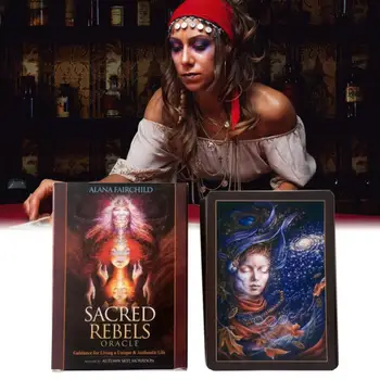 

45Sheets Sacred Rebel Oracle Tarot Cards Deck Board Game Playing Card Table Game For Home Party Entertainment Divination Fate