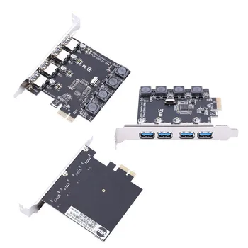 

Universal 3.0 PCI-E Expansion Card 5Gbps Desktop Computer PC PCI Express Adapter For Windows XP (32/64bit)/7 (32/64bit)/8/8.1