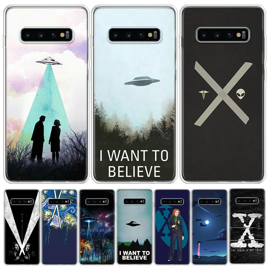 The X Files I Want To Believe Custodia Per Telefono Per Samsung S21 Fe S20 Plus Galaxy S24 S23 S22 Ultra Capa S10 S10E S9 S8 S7 Edge Cover