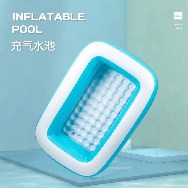 

Kids inflatable Pool High Quality Children's Home Use Paddling Pool Large Size Inflatable Square Swimming Pool for baby1