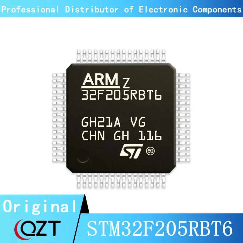10pcs/lot STM32F205 STM32F205RB STM32F205RBT6 LQFP-64 Microcontroller chip New spot 1pcs 100% new stm32f205rbt6 stm32f205rbt7 stm32f205rct6 stm32f205ret6 stm32f205rft6 stm32f205rgt6 lqfp 64
