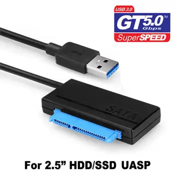 

High Quality USB 3.0 5Gbps To SATA ATA Adapter Converter For 2.5" Hard Drive Disk HDD SSD 22 Pin Sata III Cable