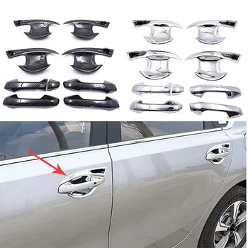 

For Kia Forte K3 2019 2020 Chrome Side Door Handle & Door bowl Cover Catch Trim