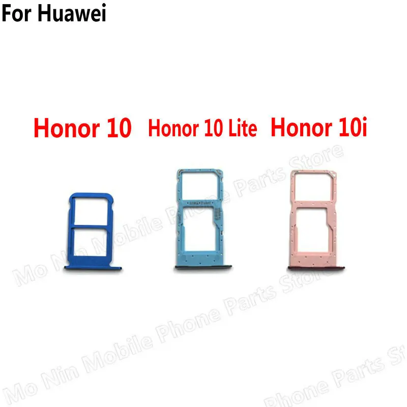Новый держатель SD MicroSD Nano Sim-карты лоток Слот для замены Huawei Honor 10 Lite 10i | Мобильные