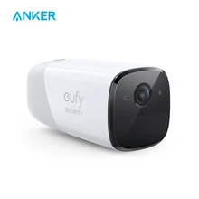 Eufy segurança, eufycam 2 pro câmera de segurança em casa sem fio, resolução 2k, requer homebase 2, 365 dias de vida útil da bateria