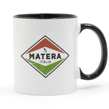 

Vintage Matera Italia Coffee Mug Ceramic Cup Gifts 11oz