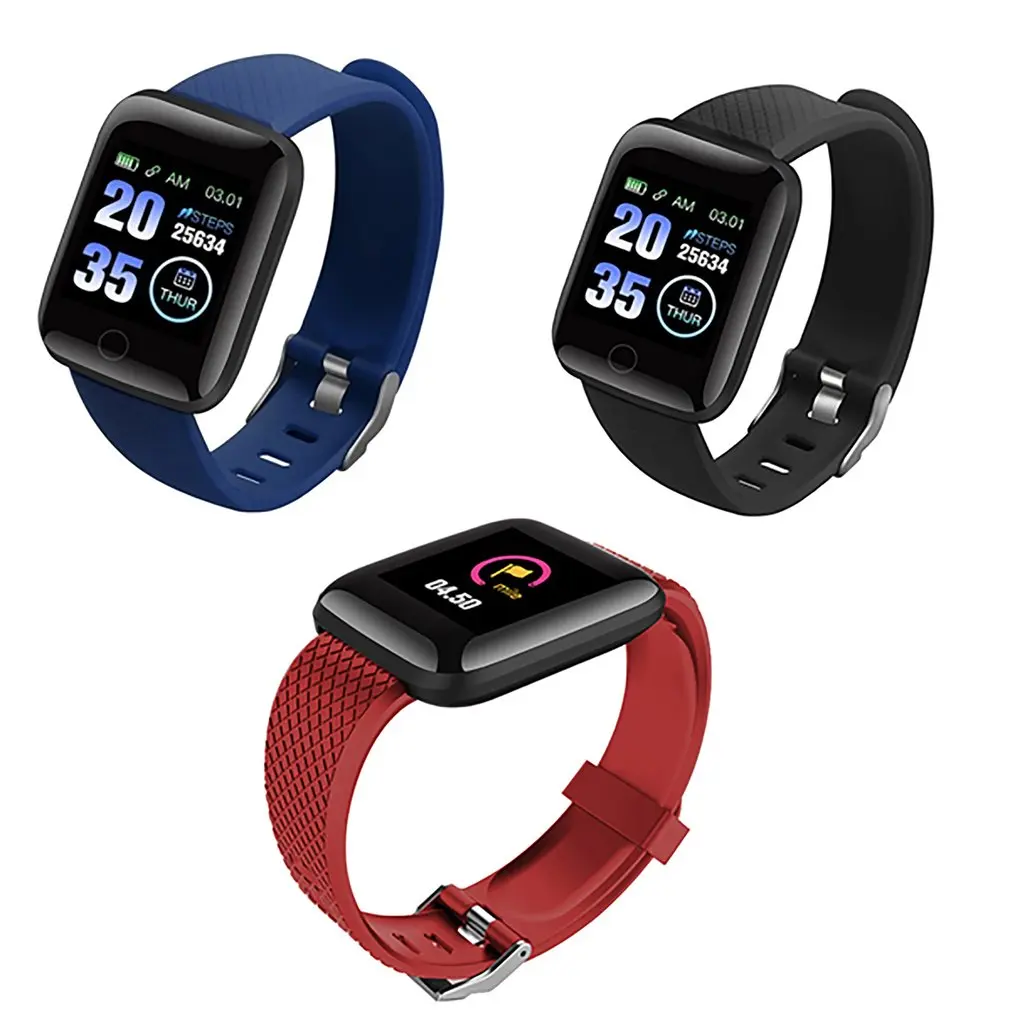  116Plus Color Screen Smart Bracelet D13 Real-Time Heart Rate 1.3 Inch Sleep Ip67 Waterproof Gift Br