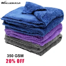 Тряпка для авто Полотенце для автомобиля 350GSM, полотенце из микрофибры, ткань для чистки автомобиля, супер абсорбирующее полотенце из микрофибры, ультрамягкое полотенце без кромок микрофибра limpieza coche