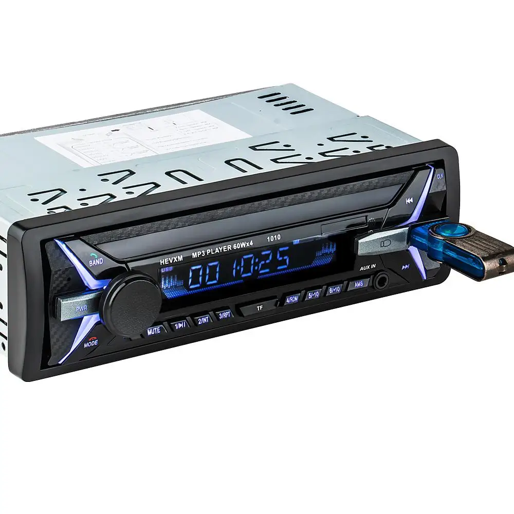 10 шт. автомобильный стереопроигрыватель динамик беспроводной BT AUX USB RDS mp3-плеер