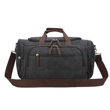 

Travel Bag for Men Buinsess Pack Laptop Bag/ Tote Multifunction Tote Bag Canvas Outdoor Luggage Organizer Durable Satchel