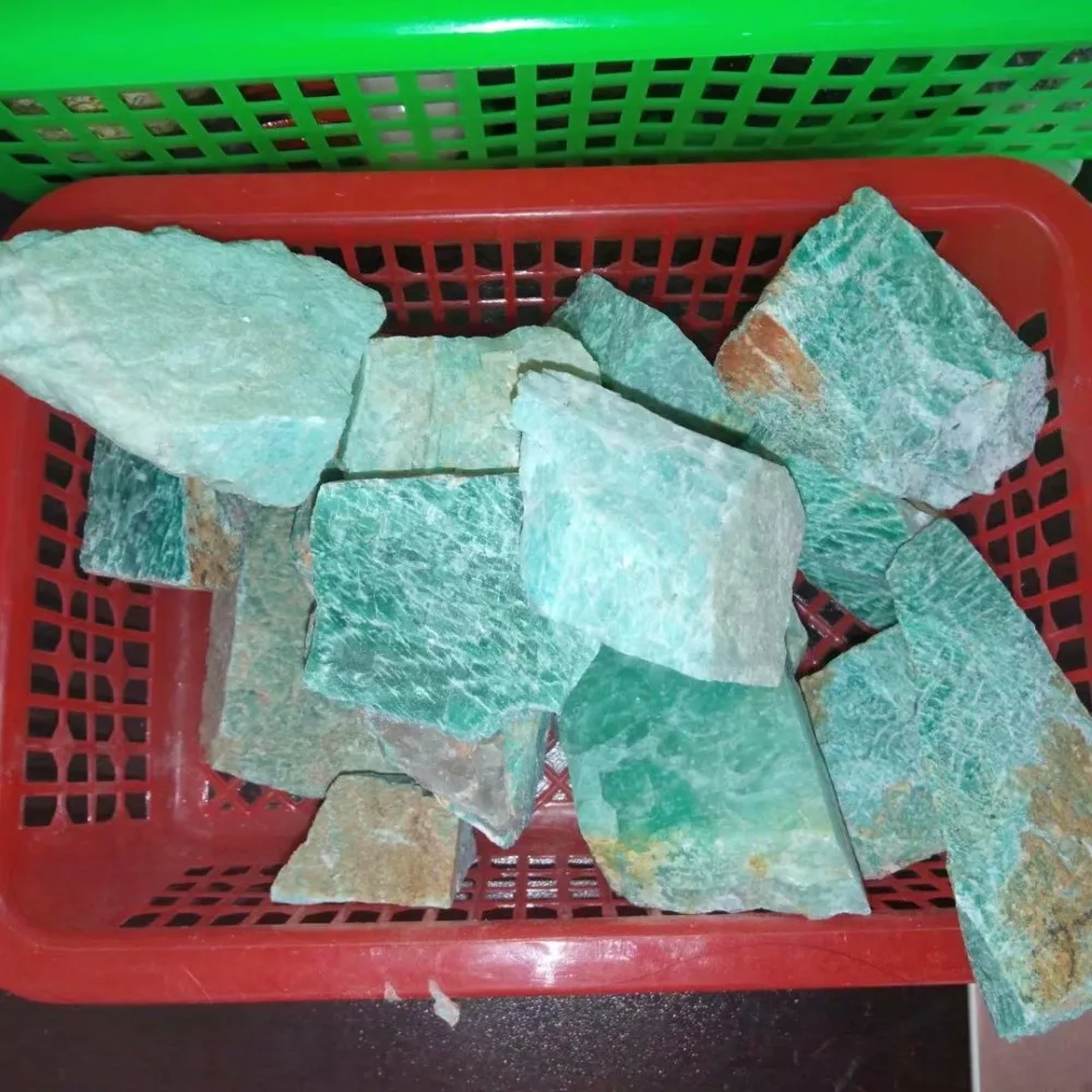 250Ct натуральный африканский зеленый Амазонит минеральное Исцеление Кристалл необработанные камни