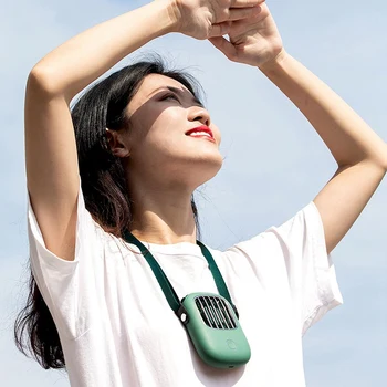 

2020 NewLazy People Hanging Neck Fan Handheld Small Fan Wide-Angle Wind USB Charging Portable Mini Fans