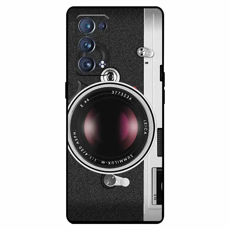 Shockproof Soft Silicone TPU Back Cover for Oppo Reno 6 Pro 5G - Cute and Durable