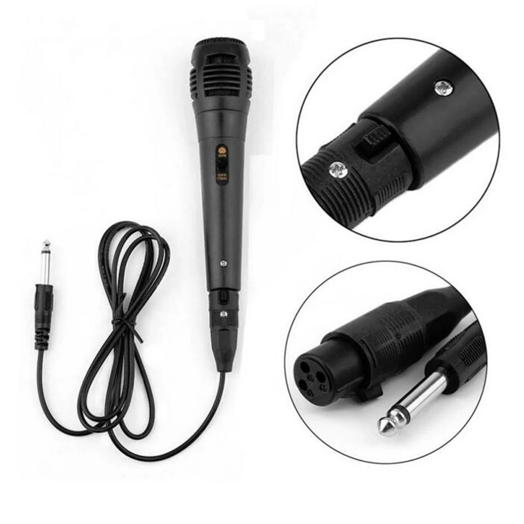 Dynamic Microphone XLR 6.35mm Mic DJ Party Vocal Karaoke &  Lead