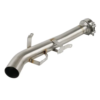 

Motorcycle Muffler De-cat Pipe Stainless Steel Replaces Stock Catalyst For KAWASAKI Z900 2017-2019
