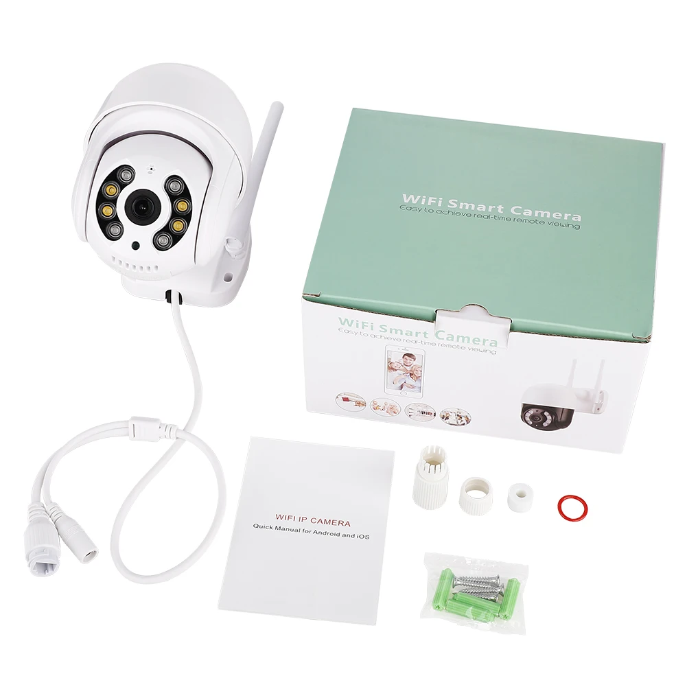 

2MP Outdoor Wifi Camera 1080P Waterproof Two Way Audio Wireless Network Camera Household Surveillance Security Camera