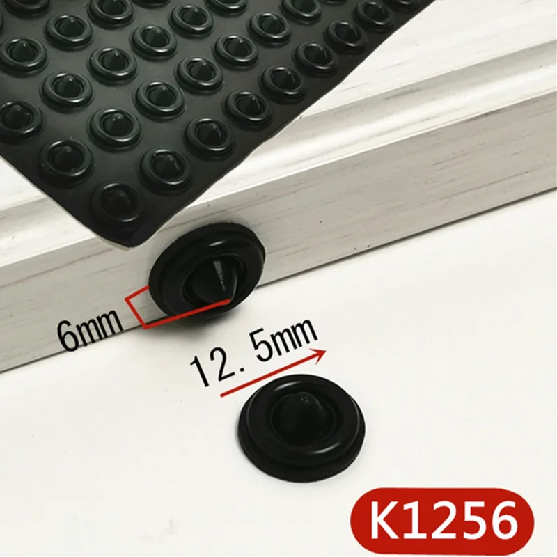 Cabinet Bumpers Door Stops Noisy Bumper Self Adhesive Soft Anti Slip Silicone Rubber Feet Pads  Shock Absorber 50/100/200 Grains