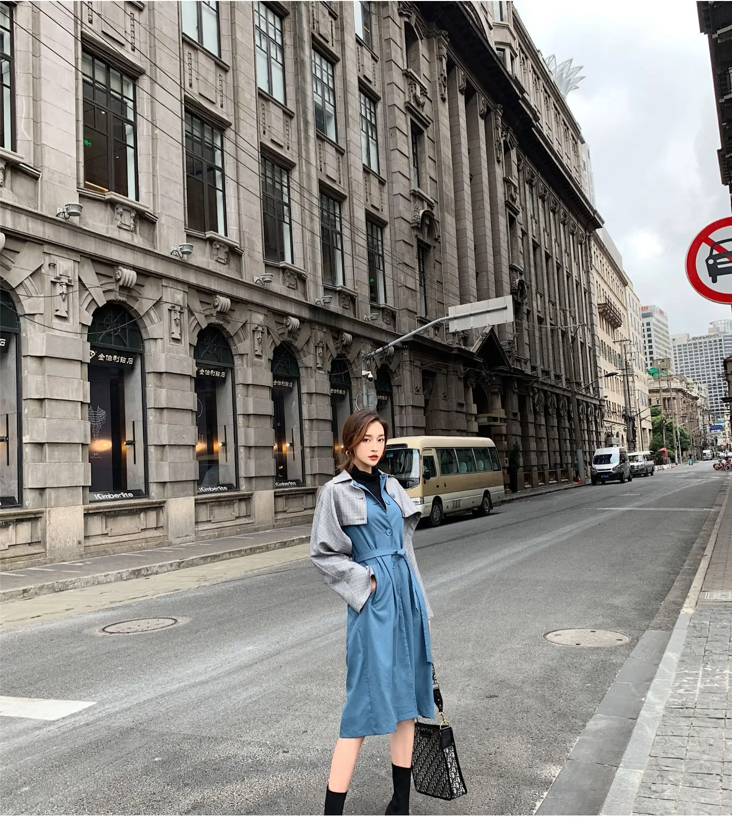 Дизайн для фотосессии-клетчатое Стеганое пальто для женщин, осень, стиль, Ретро стиль, шикарный стиль, приталенный облегающий полуоблегающий Тренч с