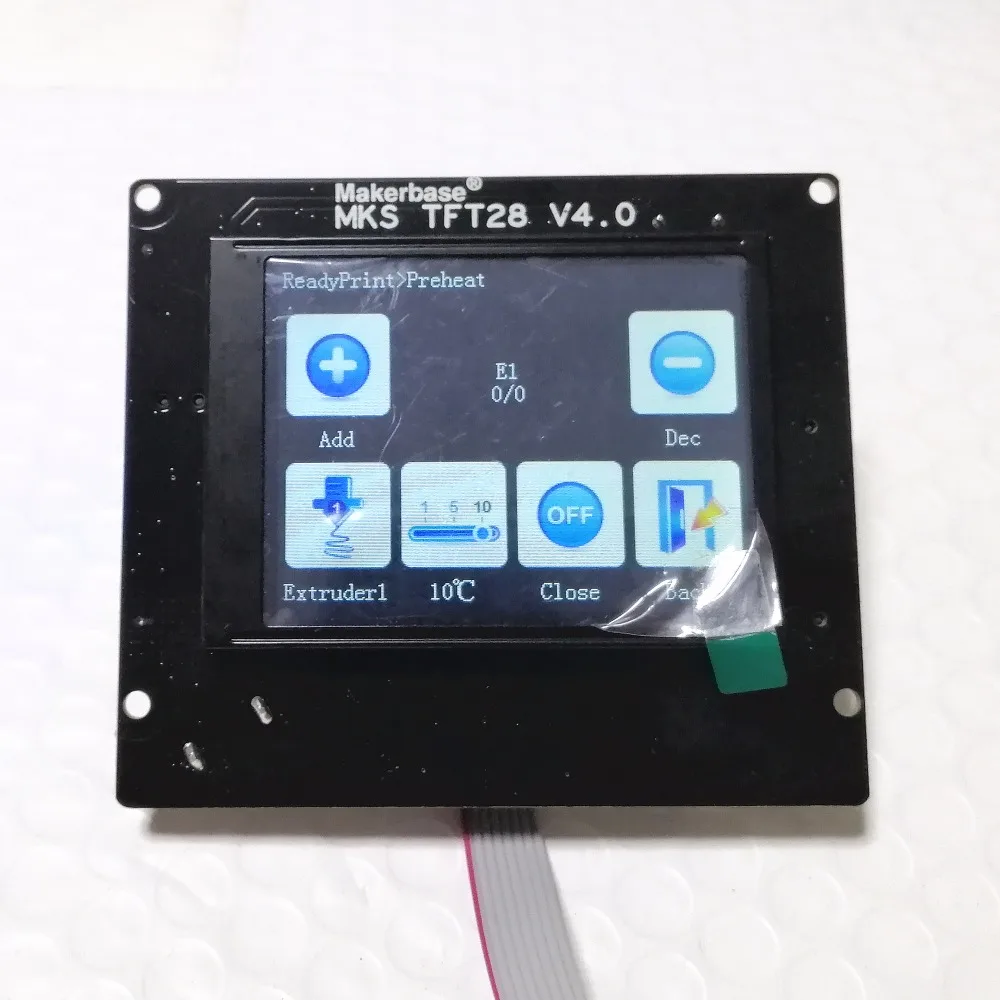 Блок управления 3d принтером MKS BASE V1.6 + TFT28 V4.0 сенсорный экран все в одном