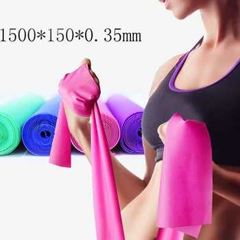 

Fitness Body Building Stretch Bands Elastic Exercise Strength Training Bands for Physical Therapy(Pink, Blue and Purple)