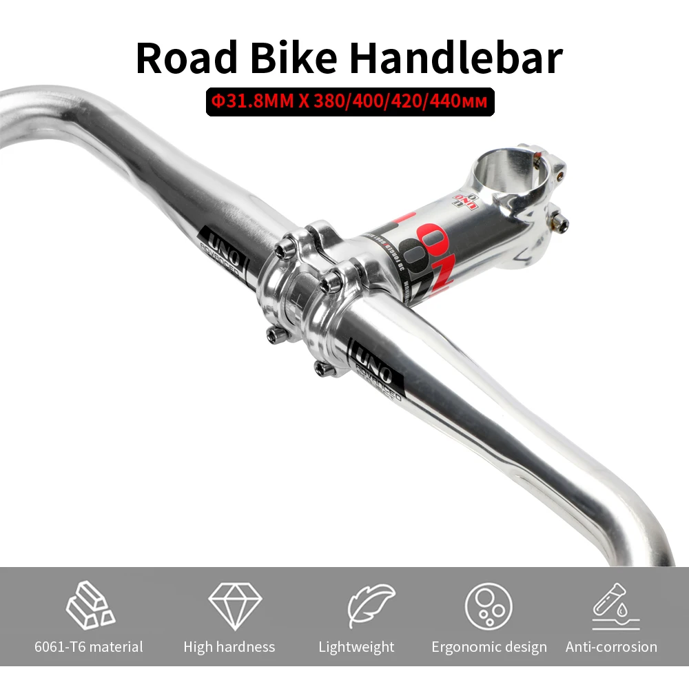 UNO Racing Handlebar Aluminum Road Bike Handlebar – Outdoor Gear ...