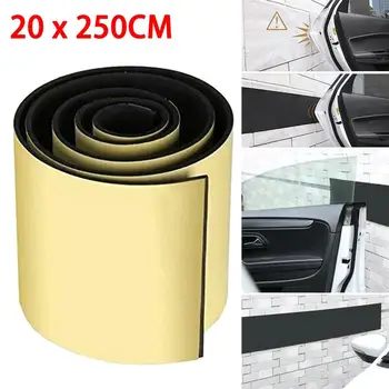 

250*20cm durable Black Auto Door Protector Garage Wall Bumper Sticker Parking Corner Strips Protection