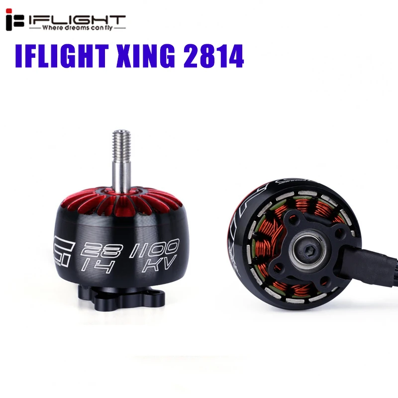 1/2/4 шт. iFlight XING 2814 880KV/1700KV/2200KV 4-6S безщеточный мотор для дрона с дистанционным управлением с видом от первого лица запасные части «сделай сам»